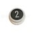 Bouton Cyntra V2 noir brossé 2