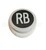 Bouton Cyntra V2 noir bross&eacute; RB