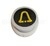 Bouton Cyntra V2 noir brossé CLOCHE