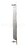 Plastron flèches montant cabine L 25 x H 180 mm + câble