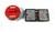 Bouton tumbler rouge Stop cabine