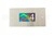 Plastron encastr&eacute; inox horizontal, afficheur 4,3 pouces SAF couleur, montage Anti-vandale, dimension 195 x 100 mm, fixation vis