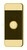 Boite palière Black Pad gold 1 bouton flèche descente