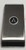 Boitier applique Cyntra noir montée + buzzer 85x185x25 mm