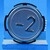 Bouton RT42 IX gravé -2 led bleue -compatible