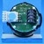 Bouton RT42 IX gravé -1 led bleue -compatible