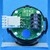 Bouton RT42 IX gravé 5 led bleue-compatible