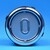 Bouton VB42 gravé 0 led bleue-compatible
