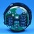 Bouton VB42 gravé 2 led bleue 1 CONTACT NO / 1 CONTACT NC-compatible