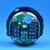 Bouton VB42 gravé 8 led bleue 1 CONTACT NO / 1 CONTACT NC-compatible