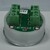 Bouton ACHILLE inox 2 led rouge 2 contacts 24 V , Bornes a vis
