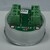 Bouton ACHILLE inox 3 led rouge 2 contacts 24 V , Bornes a vis