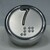 Bouton ACHILLE inox 7 led rouge 2 contacts 24 V , Bornes a vis