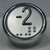 Bouton ACHILLE inox - 2 led bleue 2 contacts 24 V , Bornes a vis