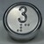 Bouton ACHILLE inox 3 led bleue 2 contacts 24 V , Bornes a vis