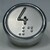 Bouton ACHILLE inox 4 led bleue 2 contacts 24 V , Bornes a vis