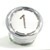 Bouton ERCOLE inox 1 led rouge 2 contacts 24 V , Bornes a vis