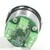 Bouton ERCOLE inox 6 led rouge 2 contacts 24 V , Bornes a vis