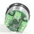 Bouton ERCOLE inox ouverture < I > led rouge 2 contacts 24 V , Bornes a vis