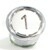 Bouton ERCOLE inox 1 led bleue 2 contacts 24 V , Bornes a vis