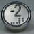 Bouton ACHILLE inox - 2 led bleue 1 contact 24 V , connecteur JST