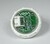 Bouton Venus XL inox 5 led bleue 1 contact 24 V ,connecteur JST
