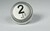 Bouton Venus XL inox 2 led rouge 2 contacts 24 V , BORNIER A VIS