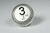 Bouton Venus XL inox 3 led rouge 2 contacts 24 V , BORNIER A VIS