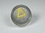 Bouton Venus XL inox alarme led jaune 2 contacts 24 V , BORNIER A VIS