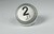 Bouton Venus XL inox 2 led bleue 2 contacts 24 V , BORNIER A VIS