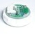 Bouton VENUS XL inox vierge led bleue - 1 contact 24 V , connecteur JST