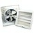 Kit ventilation machinerie 800 m3/h avec support et volet extérieur -230V 50Hz