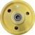 Poulie plastique Ø 320x2x8 mm - 630 kg - renvoie traction sous cabine