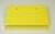 Peigne aluminium jaune droit pour escalator 506 GAA453BM14 -24 dents 206.39 mm