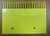 Peigne jaune 24 dents 206,391 mm pour travolator 606 NCT- GAA453BV55 -droit- compatible