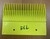 Peigne jaune 24 dents 203,184 mm pour travolator 606 NCT- GAA453BV51-milieu- compatible
