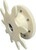 Poulie main courante crantée (sans axe) - compatible
