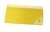 Peigne jaune alu 107 x 199,4 mm 22 dents - compatible pour escalier mecanique type 9300,SWE,SWT,SDE,SDS,EWE,EWG,9700&hellip;