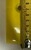 Peigne jaune aluminium 181,4 x 205,4 mm départ - compatible pour trottoir roulant 9500 - (plateaux courts de 133 mm) hauteur trou fixation 72 mm