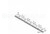 Peigne jaune 154,3 x 205,5 mm - compatible pour trottoir roulant RSE/RST/RSS - (plateaux courts de 133 mm)