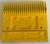 Peigne jaune 181.4 * 199.5 mm milieu 22 dents 2 trous- compatible pour trottoir roulant 9500AE hauteur trou fixation 58 mm