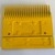 Peigne jaune 181.4 * 205.4 mm départ 22 dents 2 trous - compatible pour trottoir roulant 9500AE hauteur trou fixation 58 mm